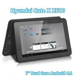 7 inch Hyundai Cute X X600 Dual Core Android 4.1 Tablet PC
