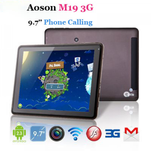 Aoson M19  9.7″ IPS RK2918 Tablet with Built-in 3G
